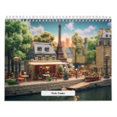 Rues du monde dans le calendrier miniature (Protection)