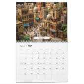 Rues du monde dans le calendrier miniature (Mar 2027)