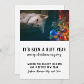 Ruff 2020 kerstmis feestdagenkaart (Voorkant / Achterkant)