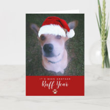 Ruff 2021 Funny Dog Pun Pet met Kerstmis Foto