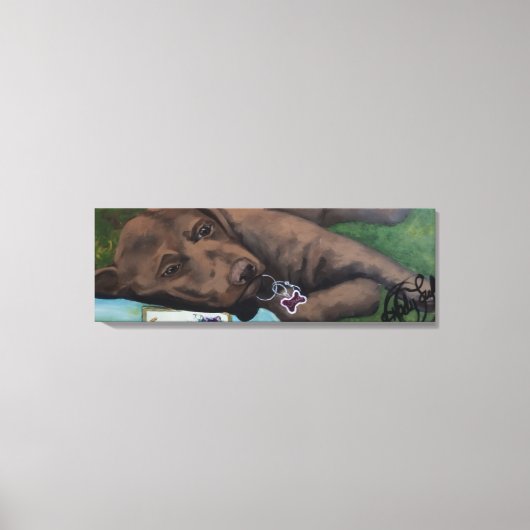 Ruff Day Canvas Afdruk (Voorkant)