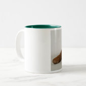 Ruff Morning Tweekleurige Koffiemok (Voorkant links)