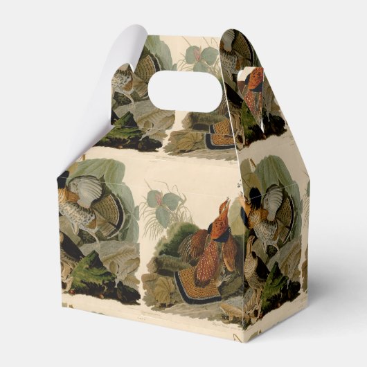 Ruffed Grouse Audubon Game Bird Bedankdoosjes (Achterkant)
