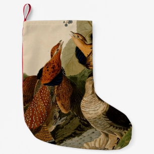 Ruffed Grouse Audubon Game Bird Kleine Kerstsok