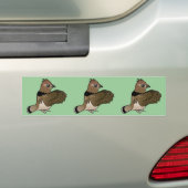 Ruffed Grouse (drumming) Bumpersticker (Op auto)