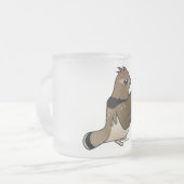 Ruffed Grouse (drumming) Matglas Koffiemok (Voorkant links)