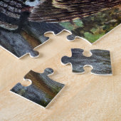 Ruffed Grouse in het bos Legpuzzel (Zijkant)