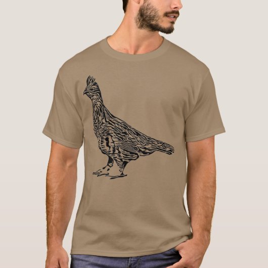 Ruffed Grouse T-shirt (Voorkant)