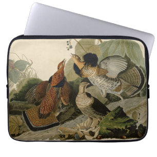 Ruffed Grouse - van Audubon's Birds of America Po Laptop Sleeve