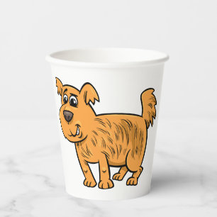Ruffelig Oranje Puppie Hond Papieren Bekers