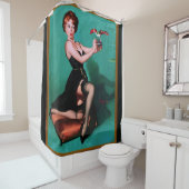 Ruffled Feathers door Gil Elvgren Douchegordijn (In situ)