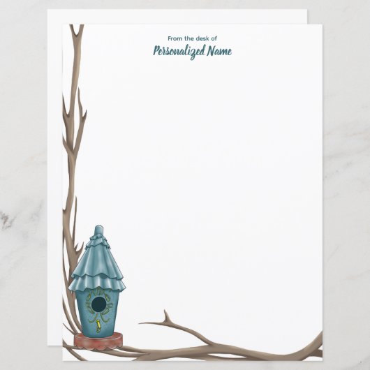 Ruffled Roof Reverie Unlined Paper Sheet (Voorkant / Achterkant)