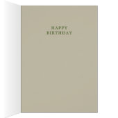 Rufous Hummingbird Birthday Kaart (Binnen (Rechts))