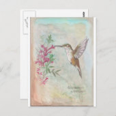 Rufous Hummingbird Briefkaart (Voorkant / Achterkant)