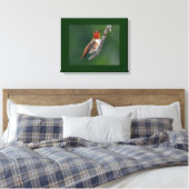 Rufous Hummingbird Canvas Afdruk (Insitu (Slaapkamer))
