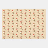 Rufous Hummingbirds Pattern Inpakpapier Vel (Voorkant 3)