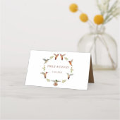 Rufous kolibries bruiloft (Achterkant)