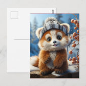 Rufus - Een schattige rode panda Briefkaart (Voorkant / Achterkant)