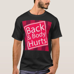 Rug en lichaamshurts Funny Quote Yoga Gym Workout T-shirt