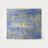 Rug Rhythms Waterverf Line Art Wandkleed (Voorkant (horizontaal))