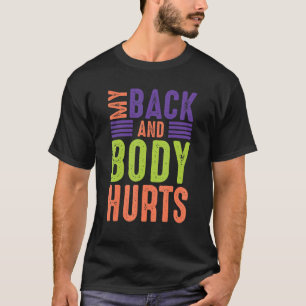 Rug van het Lichaamspuigment Uitgebreide uitwerkin T-shirt