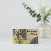 Rug Visitekaartjes - Art Nouveau (Staand voorkant)