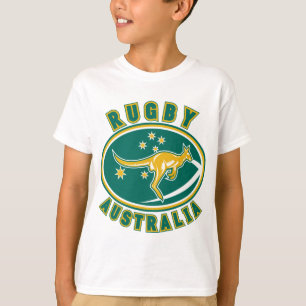 rugby - australia kangaroo wallaby aussie t-shirt