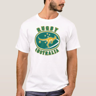 rugby - australia kangaroo wallaby aussie t-shirt