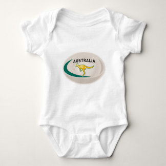 Rugby Ball Australia kangaroo wallaby Romper
