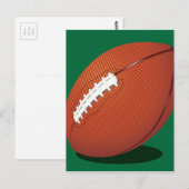 Rugby Ball Briefkaart (Voorkant / Achterkant)