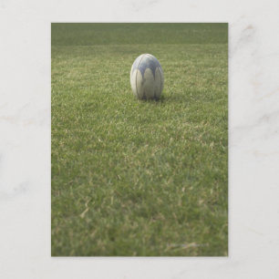 Rugby ball briefkaart