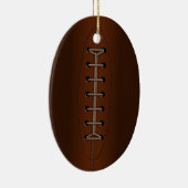 Rugby Ball Keramisch Ornament (Rechts)