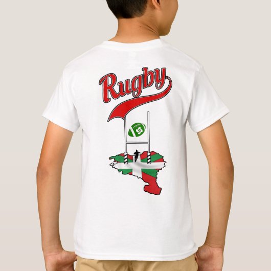 Rugby Basque T-shirt (Achterkant)