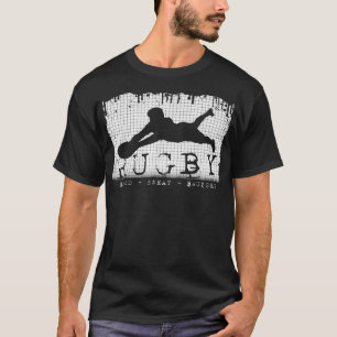 Rugby Blood Sweat Bruises Player1 T-shirt