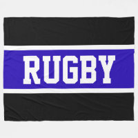 RUGBY Bold Athletic Royal Blauw Zwart Wit Strepen