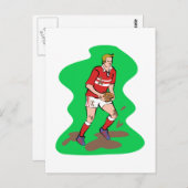 Rugby Briefkaart (Voorkant / Achterkant)