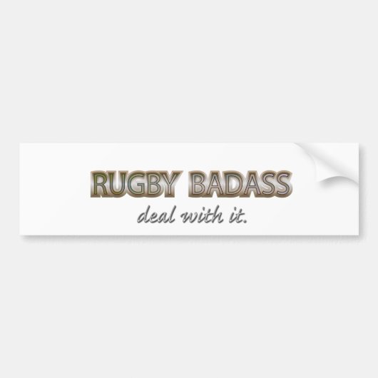 RUGBY BUMPERSTICKER (Voorkant)