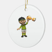 Rugby Champion Keramisch Ornament (Links)