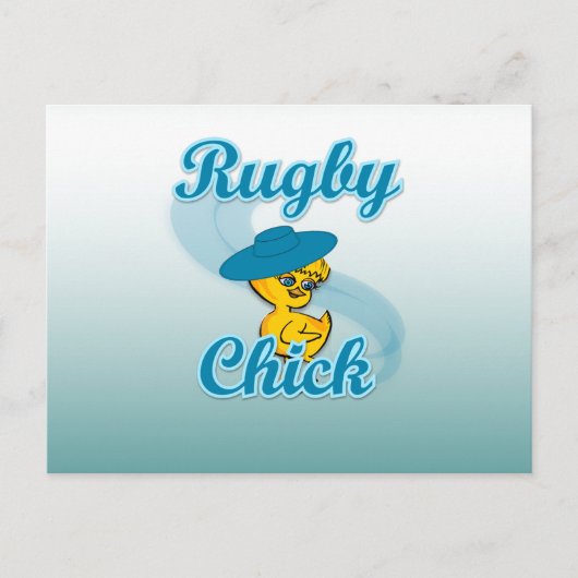 Rugby Chick #3 Briefkaart (Voorkant)