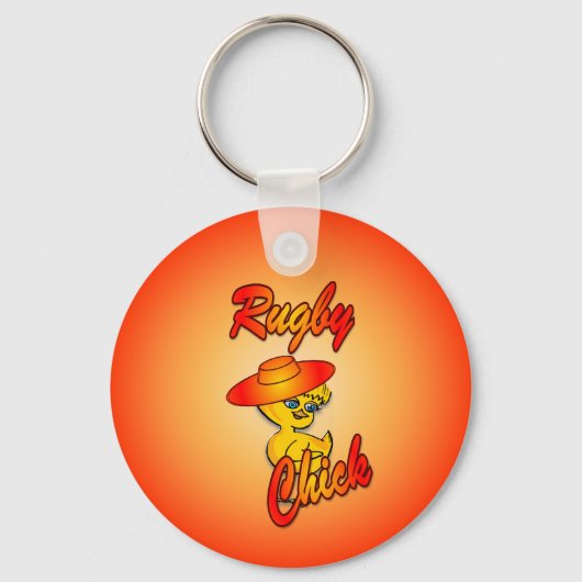 Rugby Chick #5 Sleutelhanger (Voorkant)