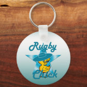 Rugby Chick #7 Sleutelhanger (Voorkant)