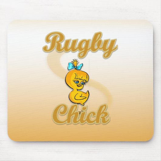 Rugby Chick Muismat (Voorkant)