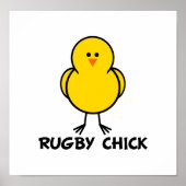 Rugby Chick Poster (Voorkant)