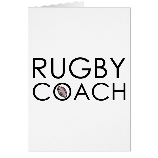 Rugby Coach (Voorkant)