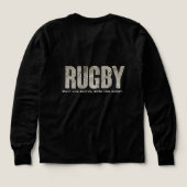 RUGBY - Construit pour la bataille, né pour le rug (Motif dos)