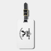 RUGBY-design Bagagelabel (Voorkant verticaal)