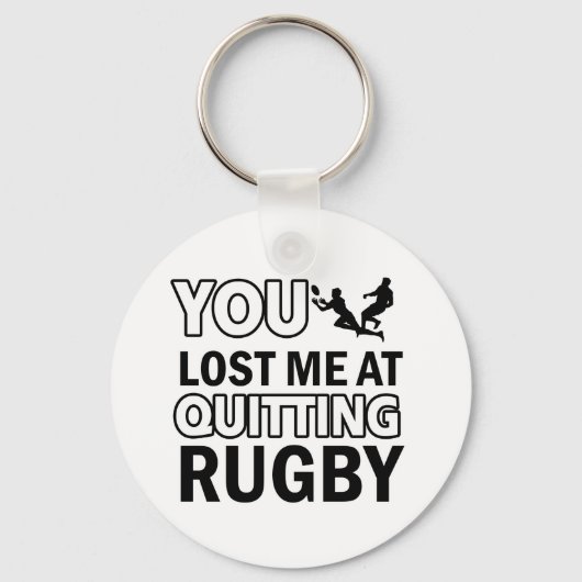 Rugby-design Sleutelhanger (Voorkant)
