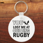 Rugby-design Sleutelhanger (Voorkant)