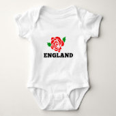 Rugby England Engels Roos Romper (Voorkant)