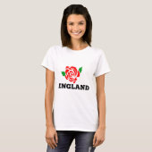 Rugby England Engels Roos T-shirt (Voorkant volledig)